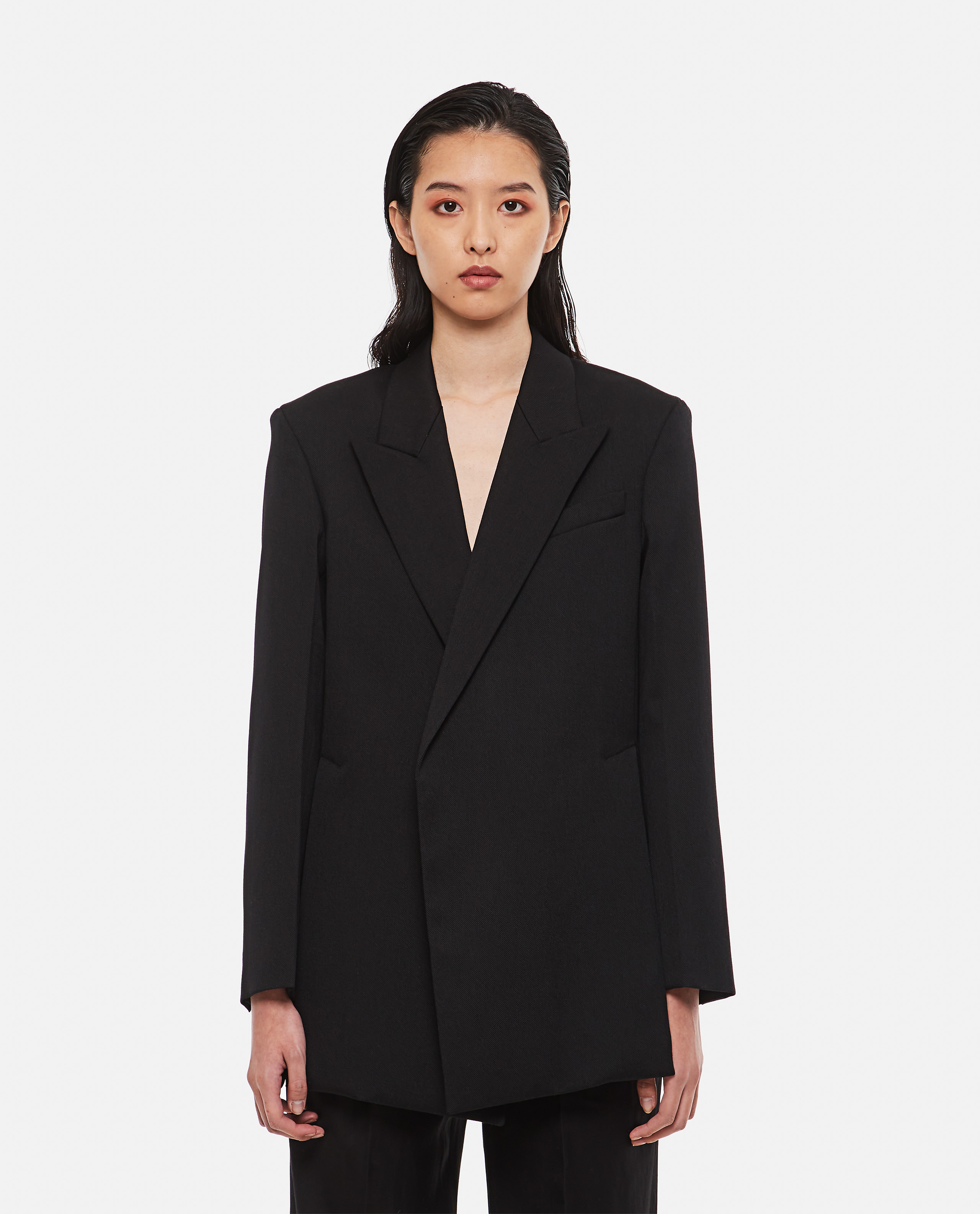 OVERSIZE WOOL GABARDINE JACKET günstig online kaufen