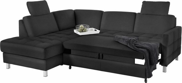 sit&more Ecksofa "Mailand L-Form", wahlweise mit Bettfunktion günstig online kaufen