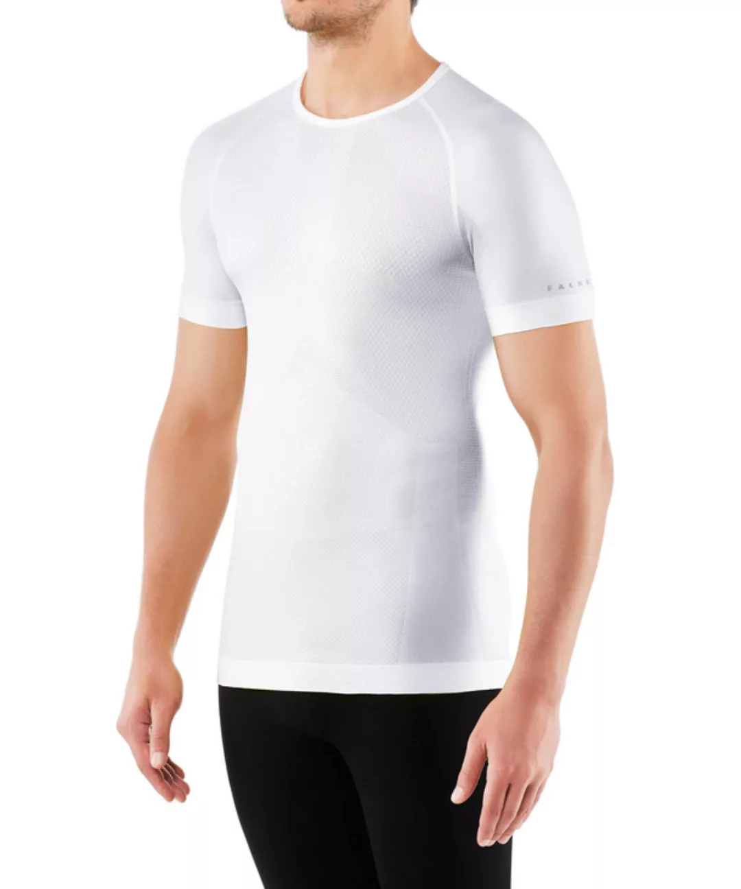 FALKE Herren Kurzarmshirt Cool, M, Weiß, Uni, 33741-286003 günstig online kaufen