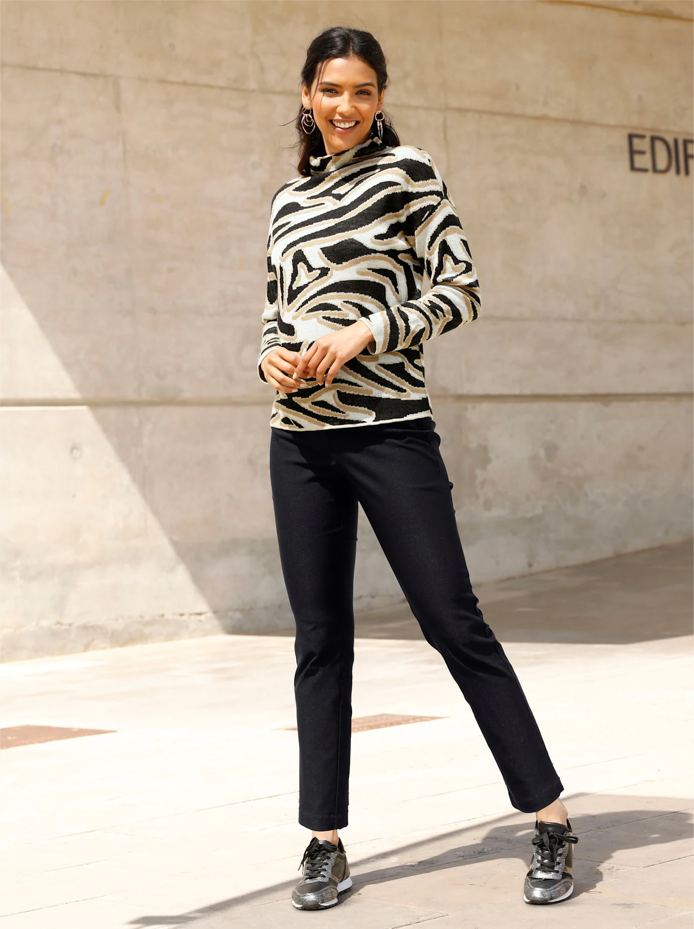 Classic Basics Jacquardpullover "Jacquard-Pullover" günstig online kaufen