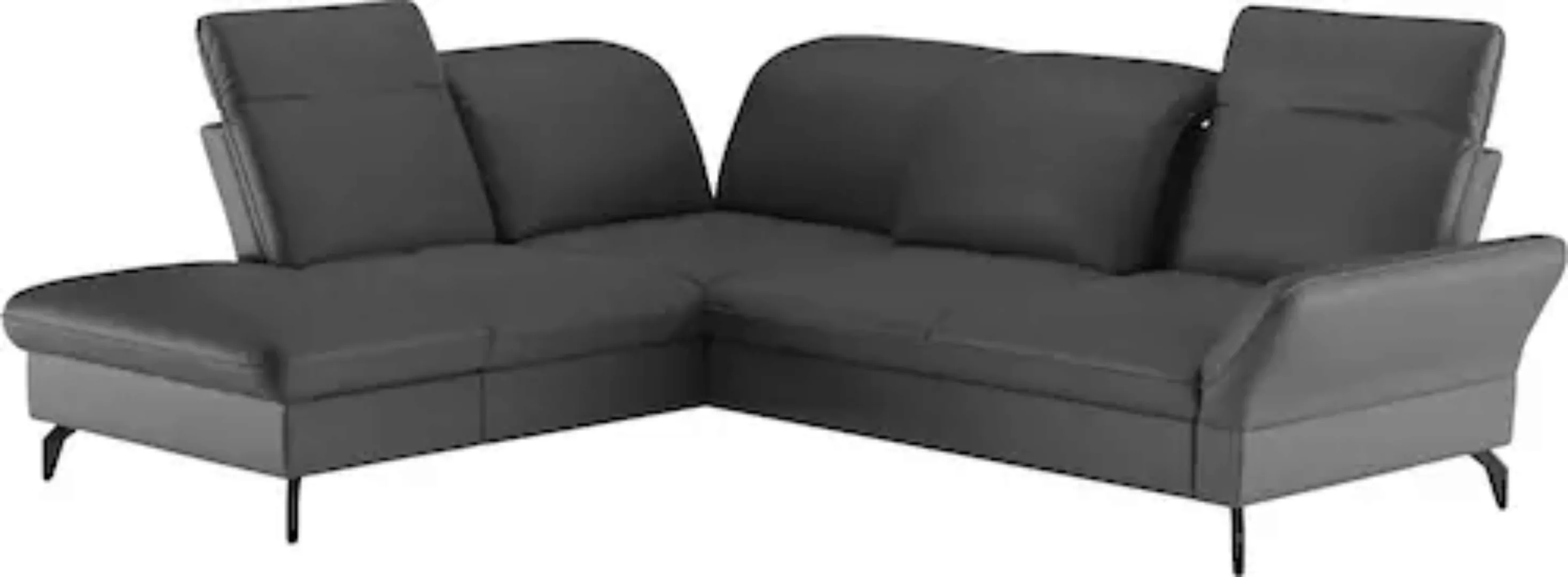 sit&more Ecksofa »Leandro L-Form«, Wahlweise mit Bett-, Kopfteil - und Arml günstig online kaufen