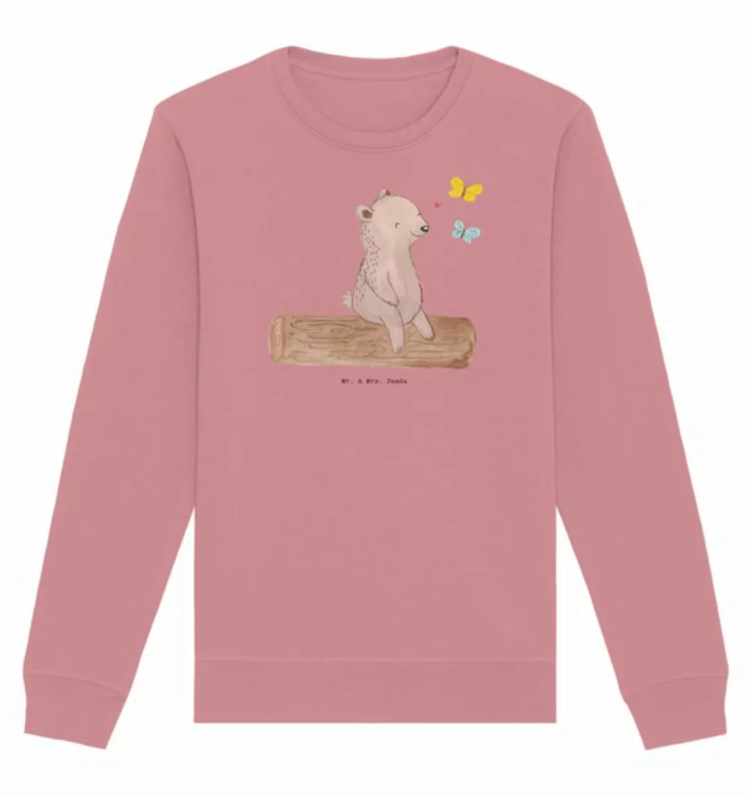 Mr. & Mrs. Panda Longpullover Größe XS Bär Naturliebhaber - Canyon Pink - G günstig online kaufen