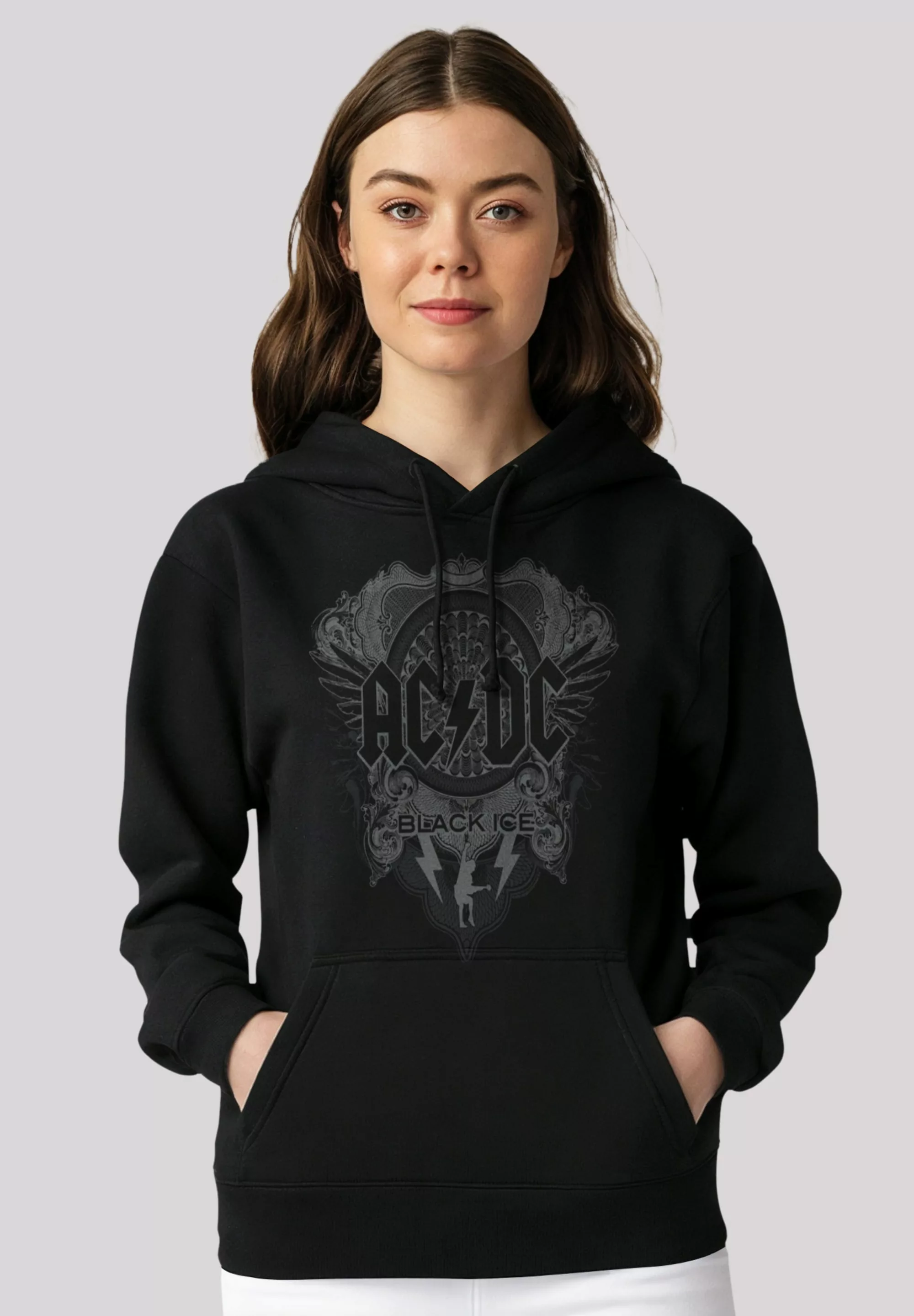 F4NT4STIC Kapuzenpullover AC/DC Rock Musik Band Black Ice Premium Qualität günstig online kaufen