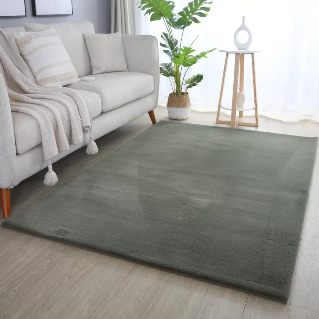 Ayyildiz Teppiche Hochflor-Teppich »POUFFY 5100«, rechteckig, 20 mm Höhe, B günstig online kaufen