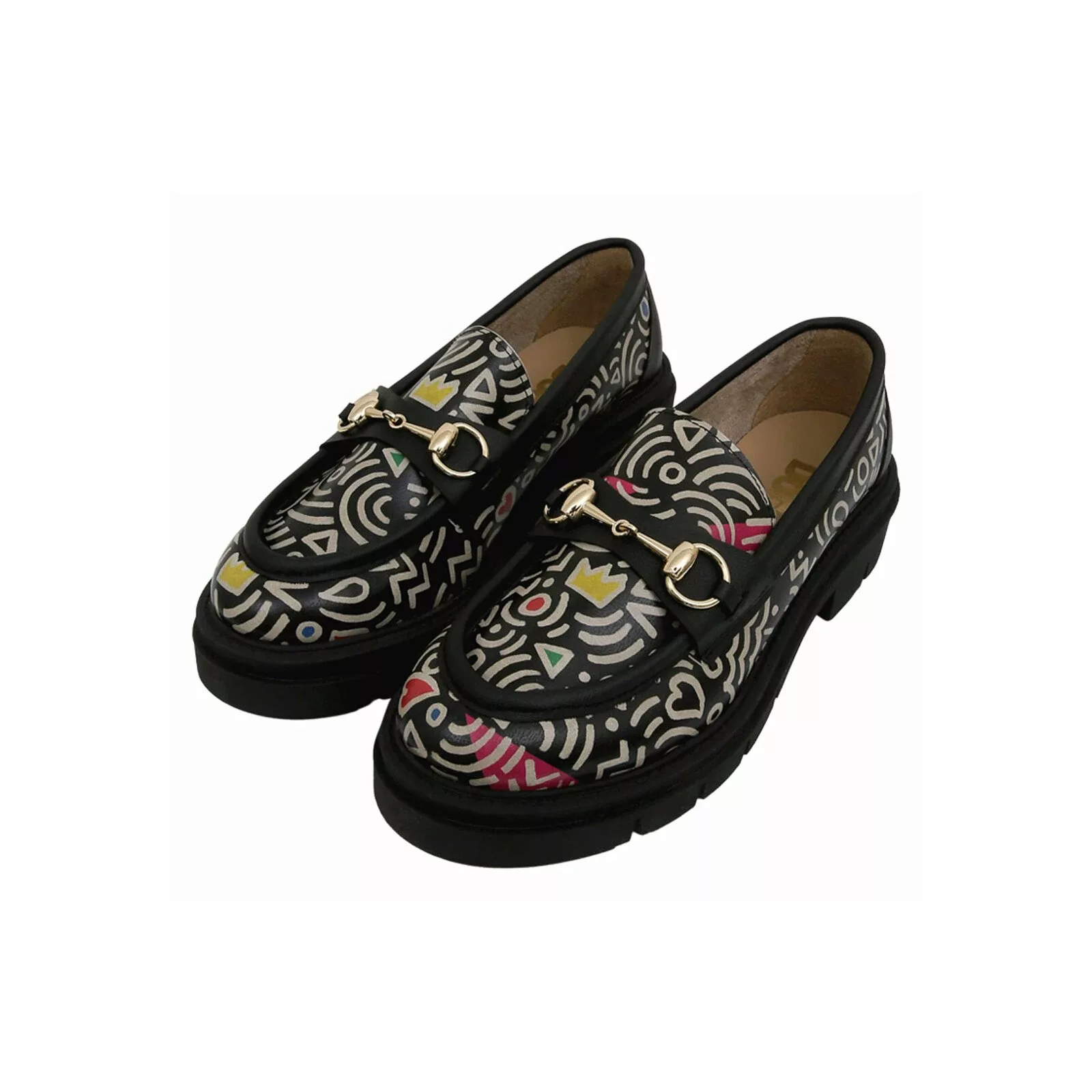 DOGO Loafer "Damen Cindy Abstract Outline Vegan Damen Slipper/ Halbschuhe / günstig online kaufen