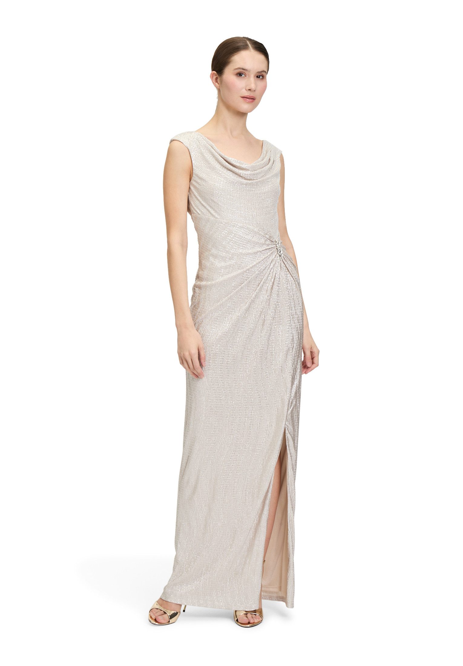 Vera Mont Abendkleid "Vera Mont Damen Abendkleid im Glitzer-Look", Falten günstig online kaufen