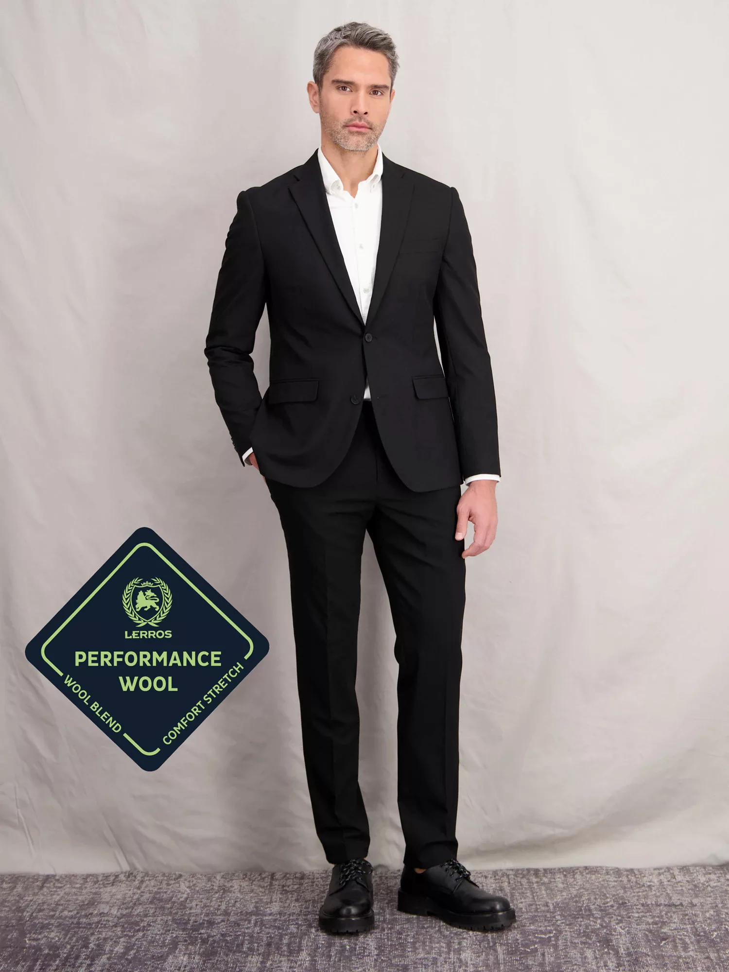 LERROS Baukastenhose "LERROS Herren Anzughose mit Stretchanteil, gerade ges günstig online kaufen