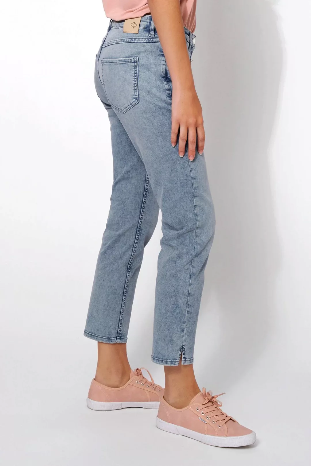 TONI 7/8-Jeans "Perfect Shape Pocket 7/8", mit schrägen Reißverschlusstasch günstig online kaufen