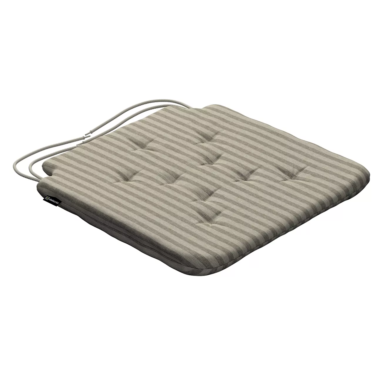 Stuhlkissen Christoph mit Bindeschnur, beige-braun, 42 x 41 x 3,5 cm, Outdo günstig online kaufen