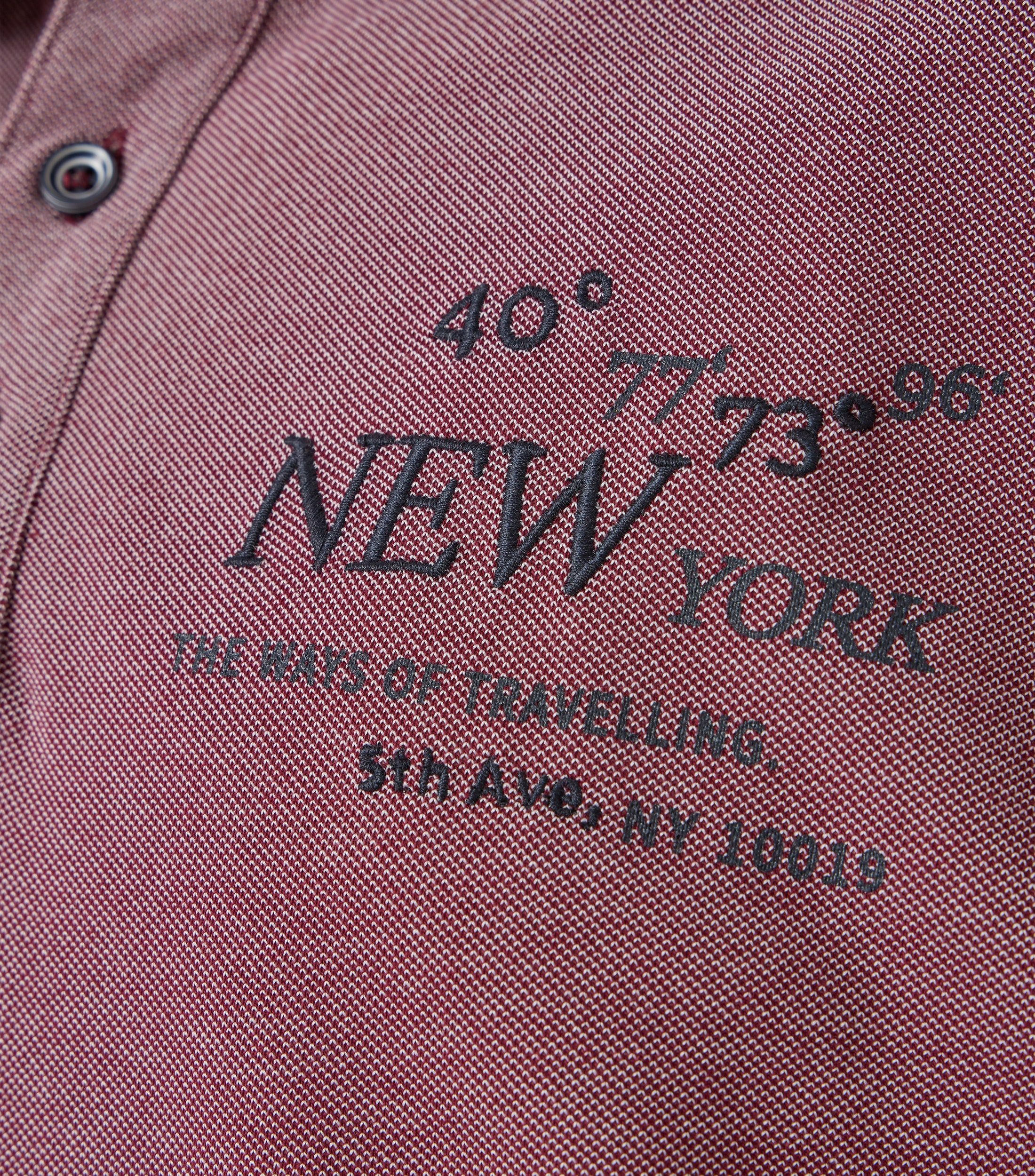 CASAMODA Poloshirt "CASAMODA Polo-Shirt Print" günstig online kaufen
