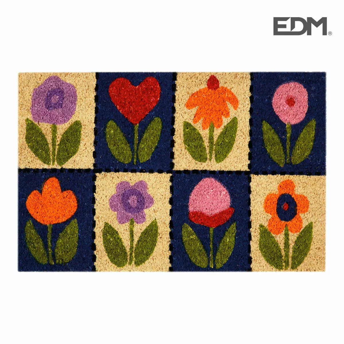 Fußmatte Edm Bunt Faser (60 X 40 Cm) günstig online kaufen