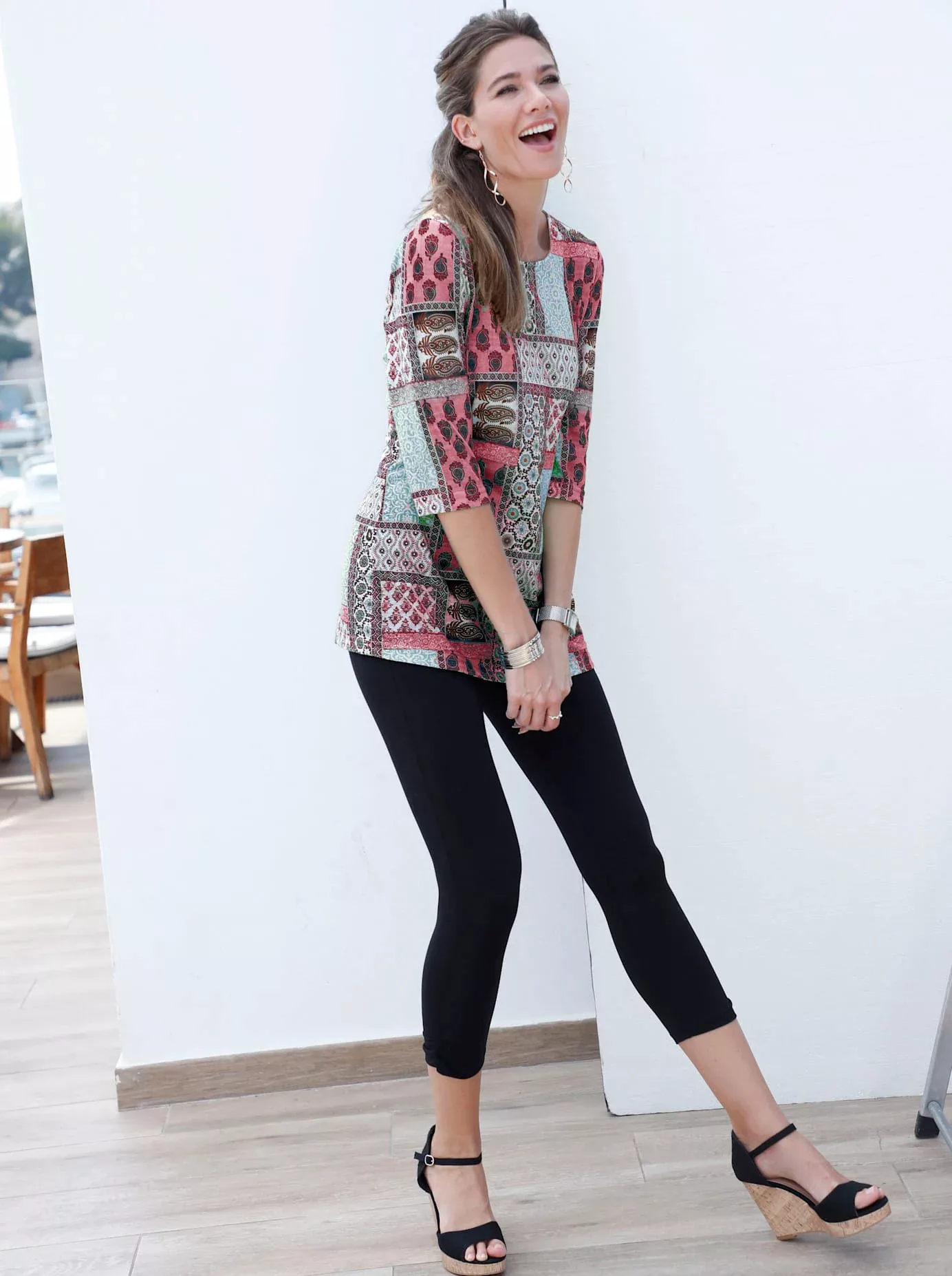 Classic Basics Print-Shirt "Longshirt", (1 tlg.) günstig online kaufen