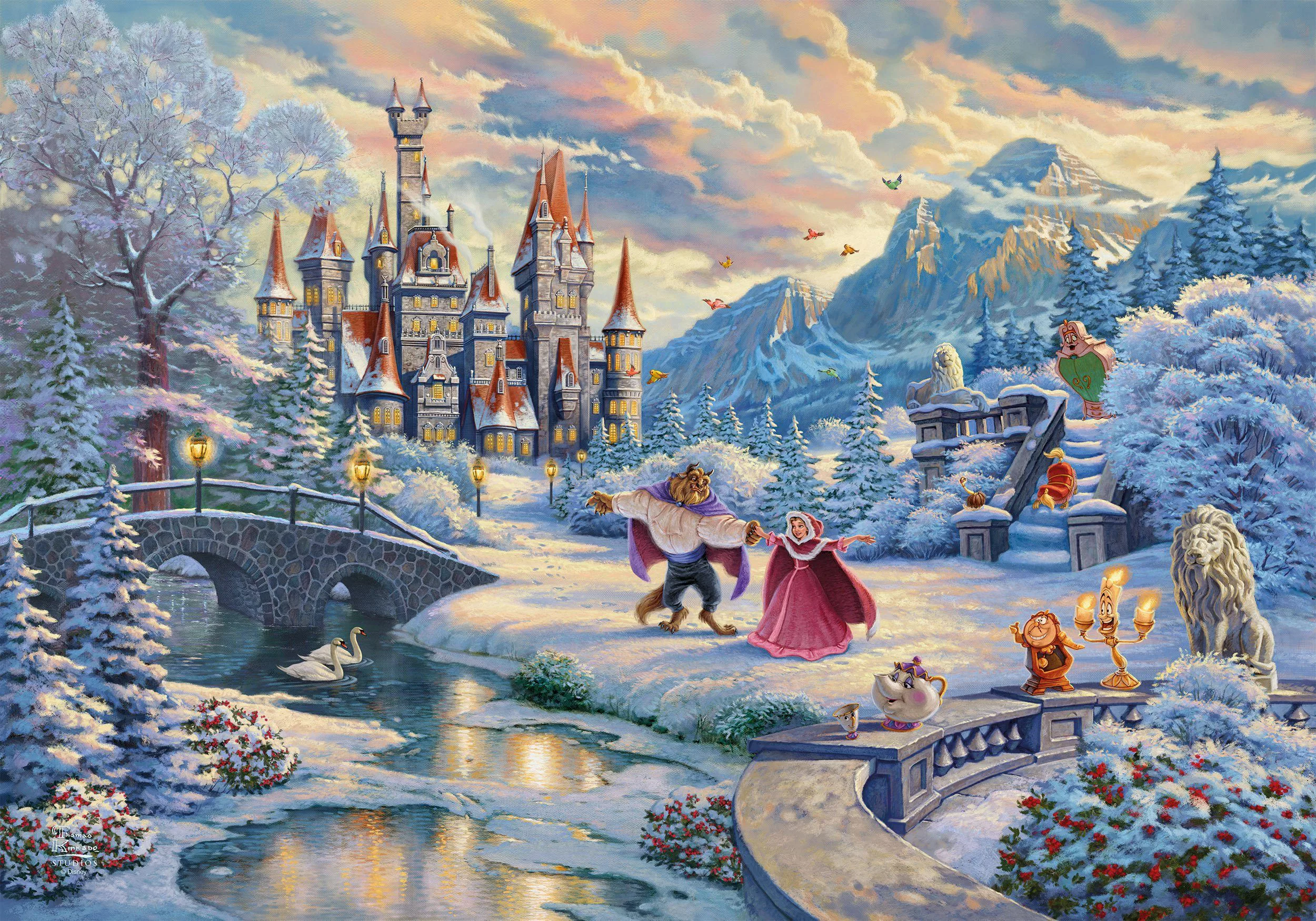 Schmidt Spiele Puzzle Disney, Die Schöne günstig online kaufen