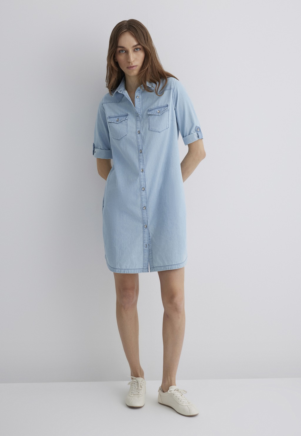 Mavi Jeanskleid "LYRA", Denim Shirt Dress günstig online kaufen