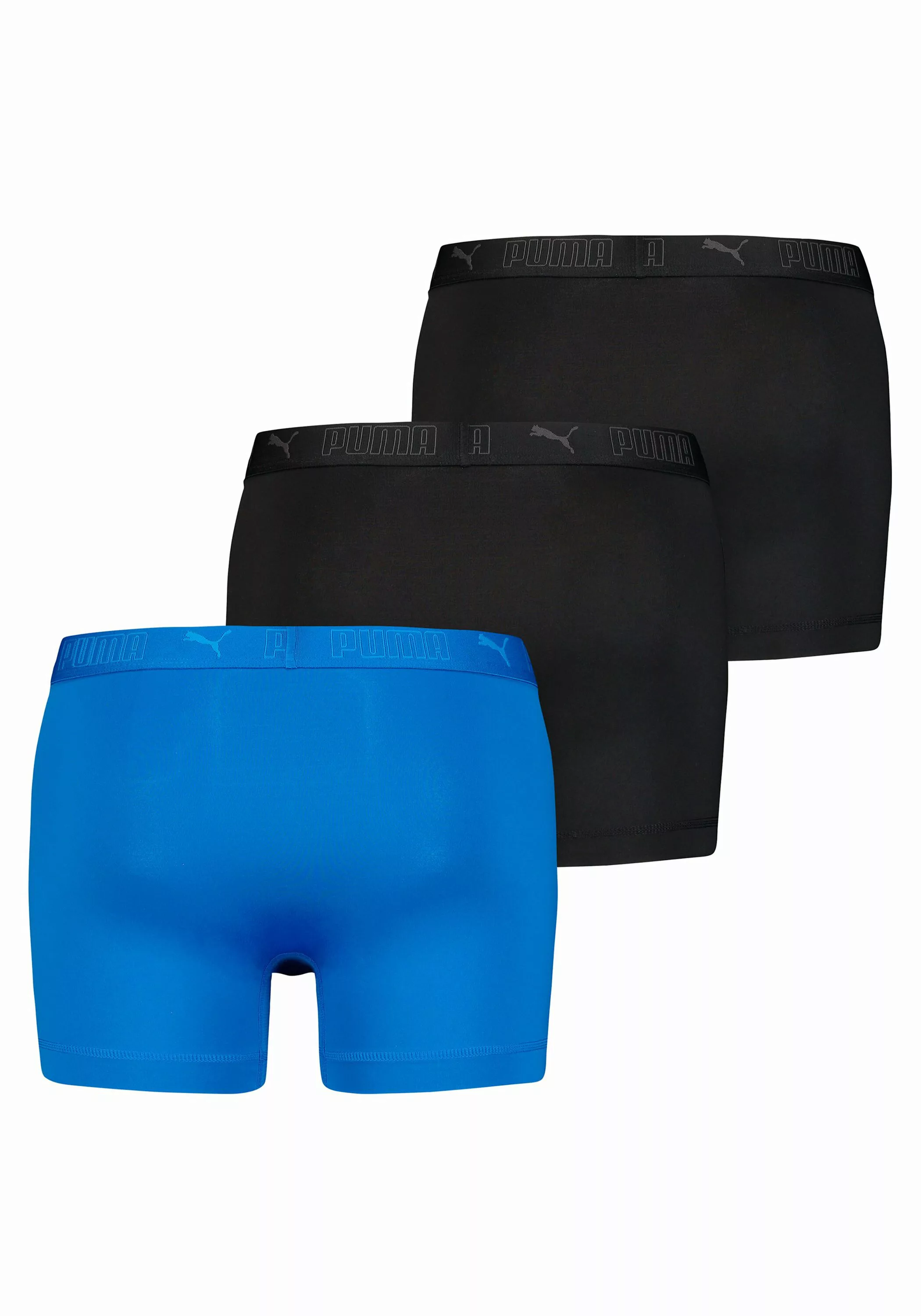 PUMA Boxershorts "Boxershort Sport Micorfiber Long Boxer 3P 4er Pack" günstig online kaufen