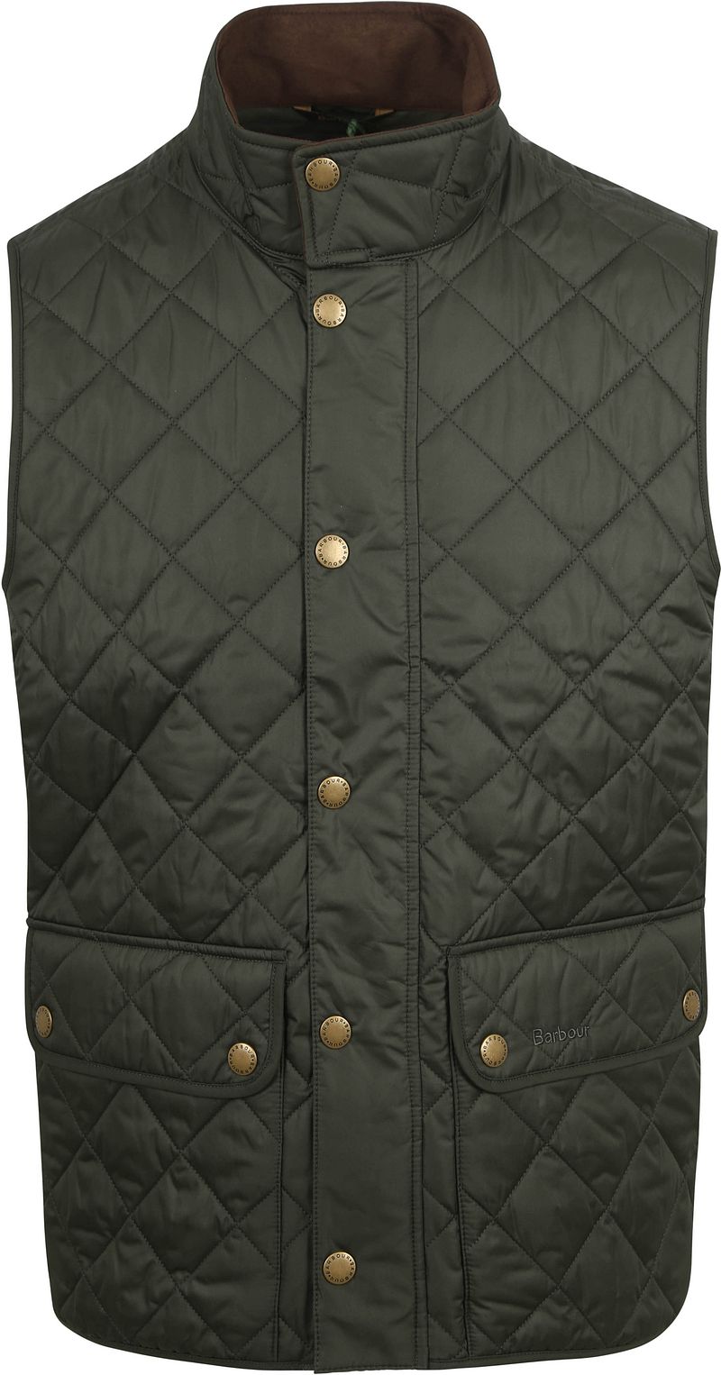 Barbour New Lowerdale Gilet Sage Grün  - Größe XL günstig online kaufen