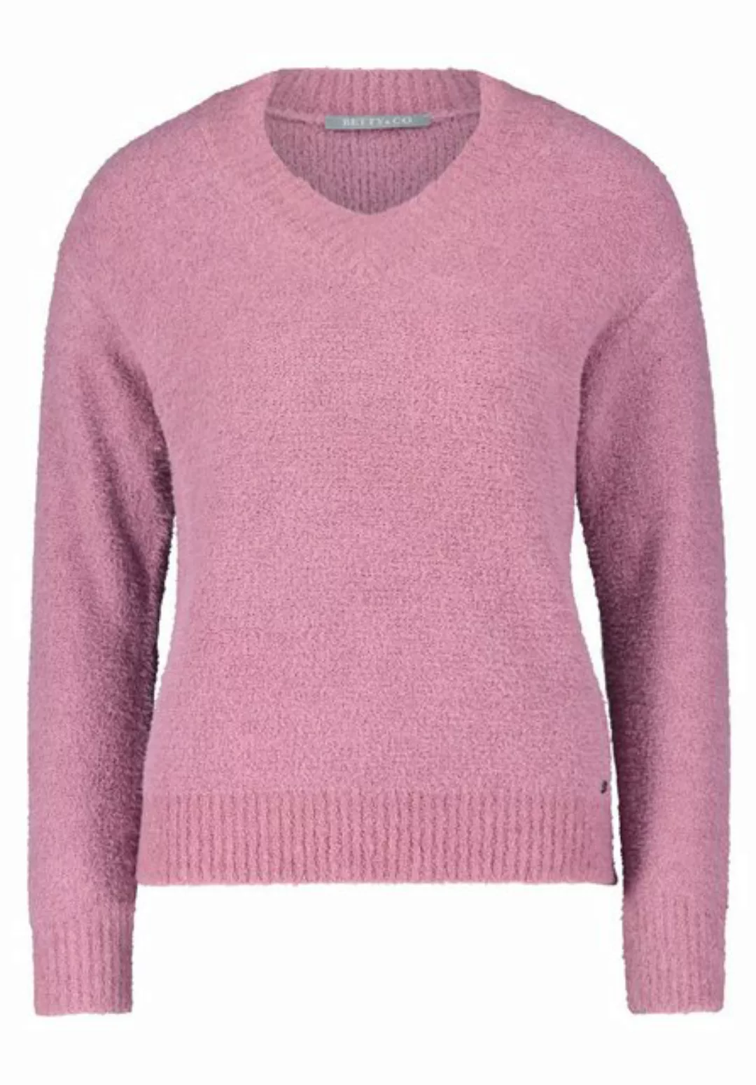 Betty&Co Strickpullover Betty & Co Strickpullover mit V-Ausschnitt (1-tlg) günstig online kaufen