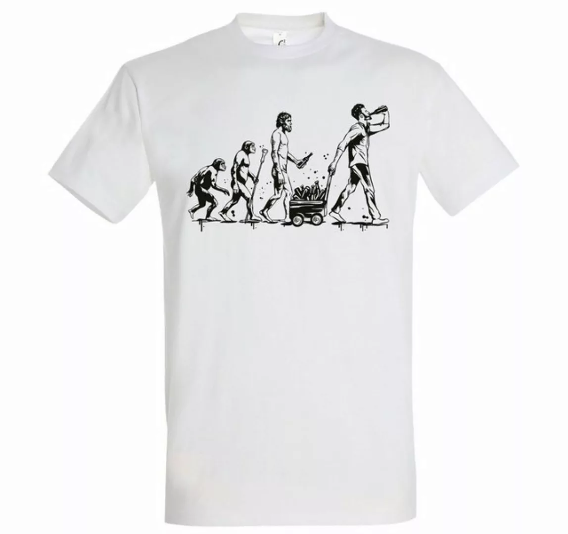 Youth Designz T-Shirt EvolutionBier Herren T-Shirt mit lustigem Print günstig online kaufen