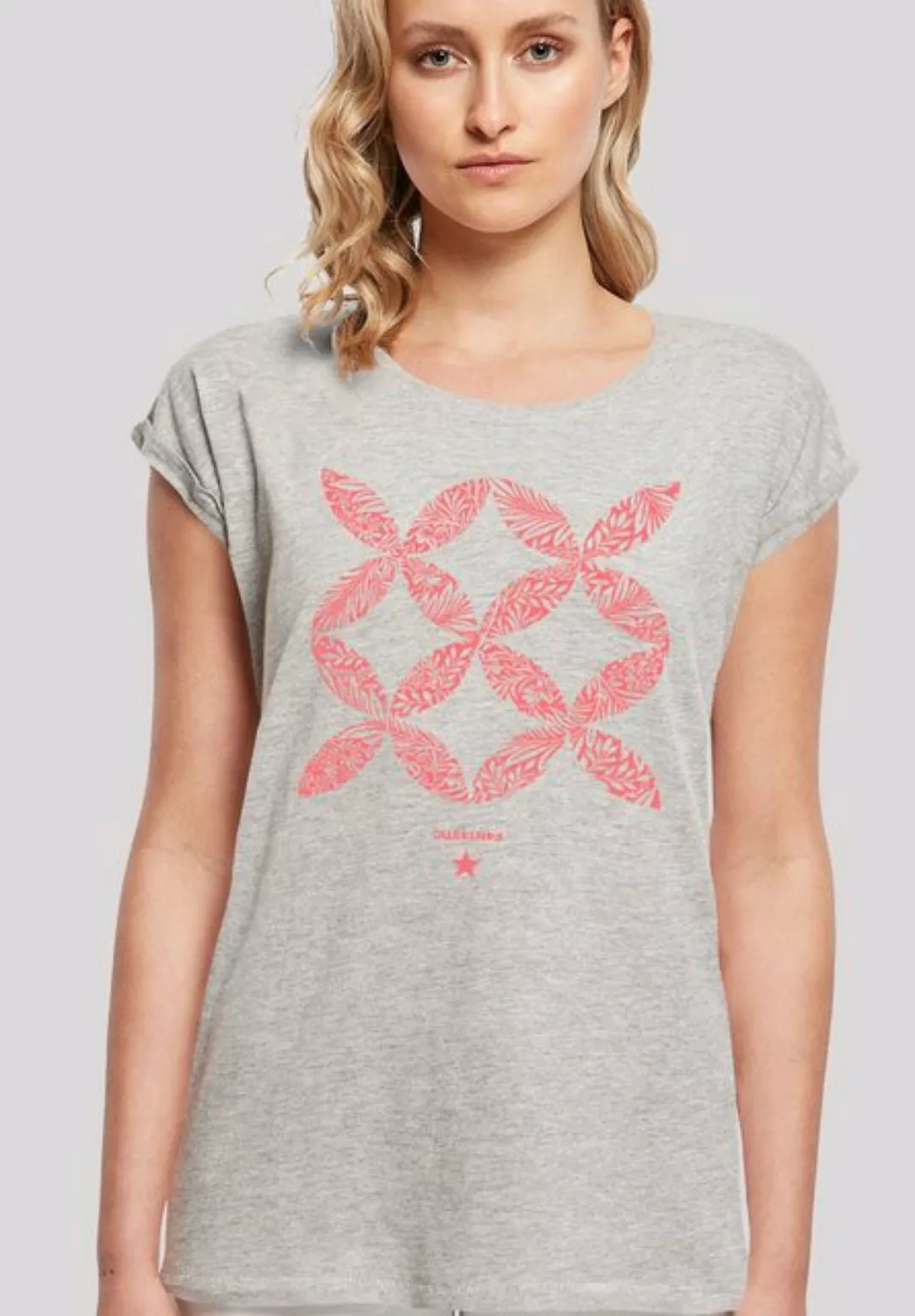 F4NT4STIC T-Shirt Blumenmuster Coral Print günstig online kaufen