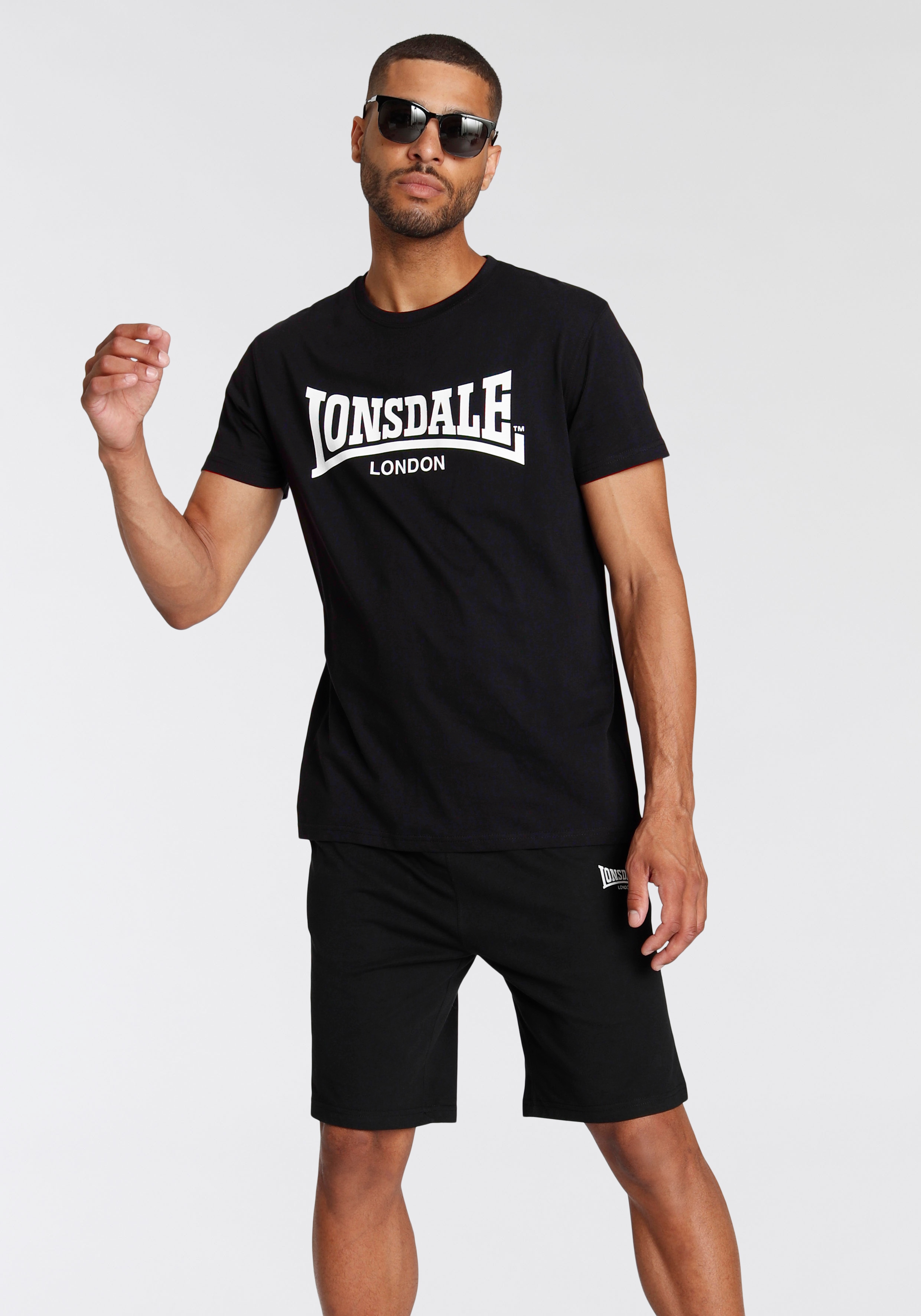 Lonsdale Freizeitanzug "MOY", (Packung, 2 tlg., mit T-Shirt) günstig online kaufen