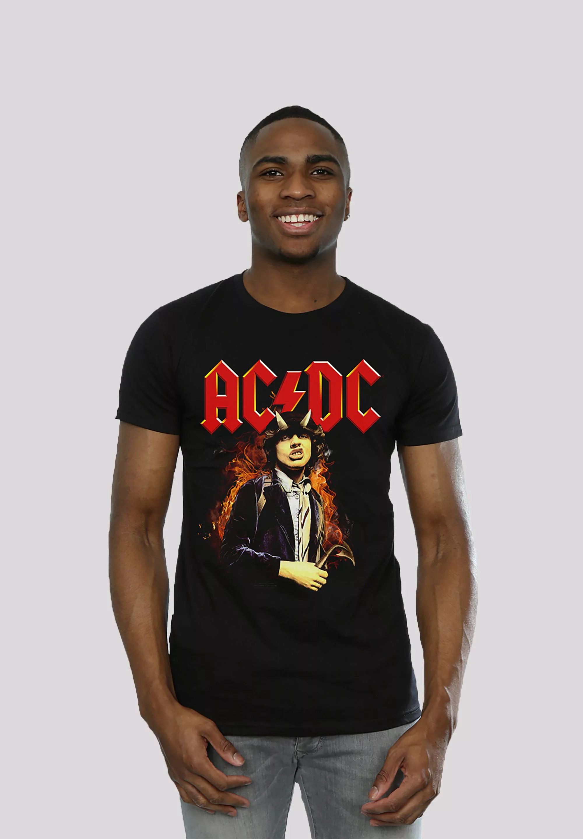 F4NT4STIC T-Shirt "ACDC Angus Highway To Hell für Kinder & Herren", Print günstig online kaufen