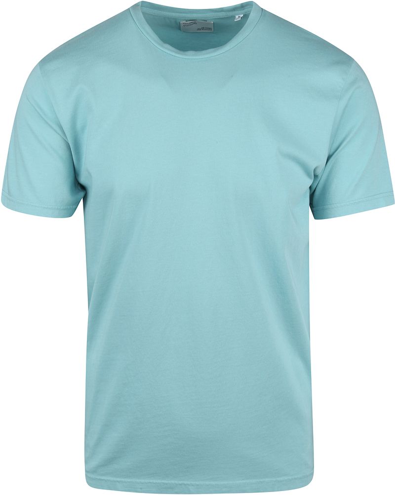 Colorful Standard Organisch T-shirt Blau - Größe XXL günstig online kaufen