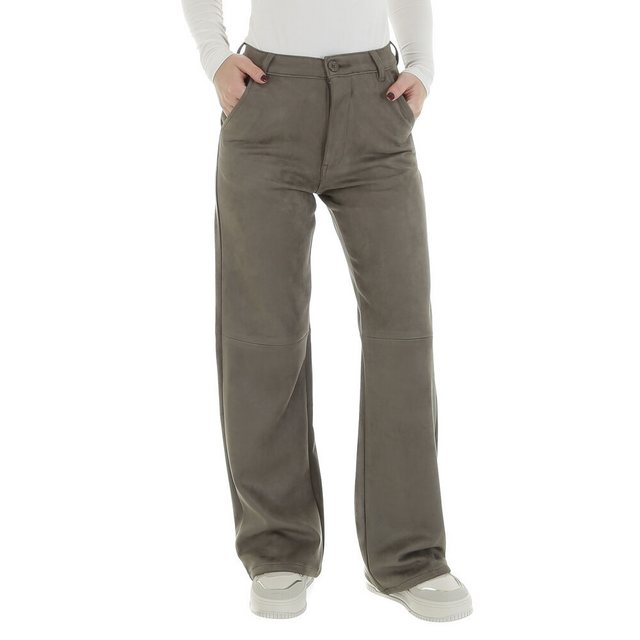 Ital-Design Lederimitathose Damen Freizeit (88836877) Stretch Hose in Leder günstig online kaufen