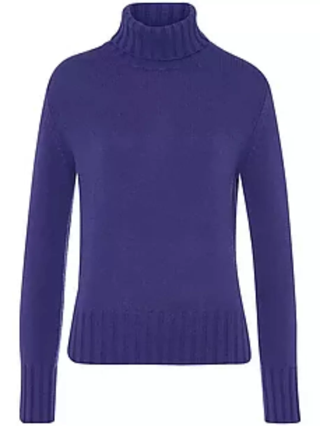 Pullover aus 100% Premium-Kaschmir Peter Hahn Cashmere lila günstig online kaufen