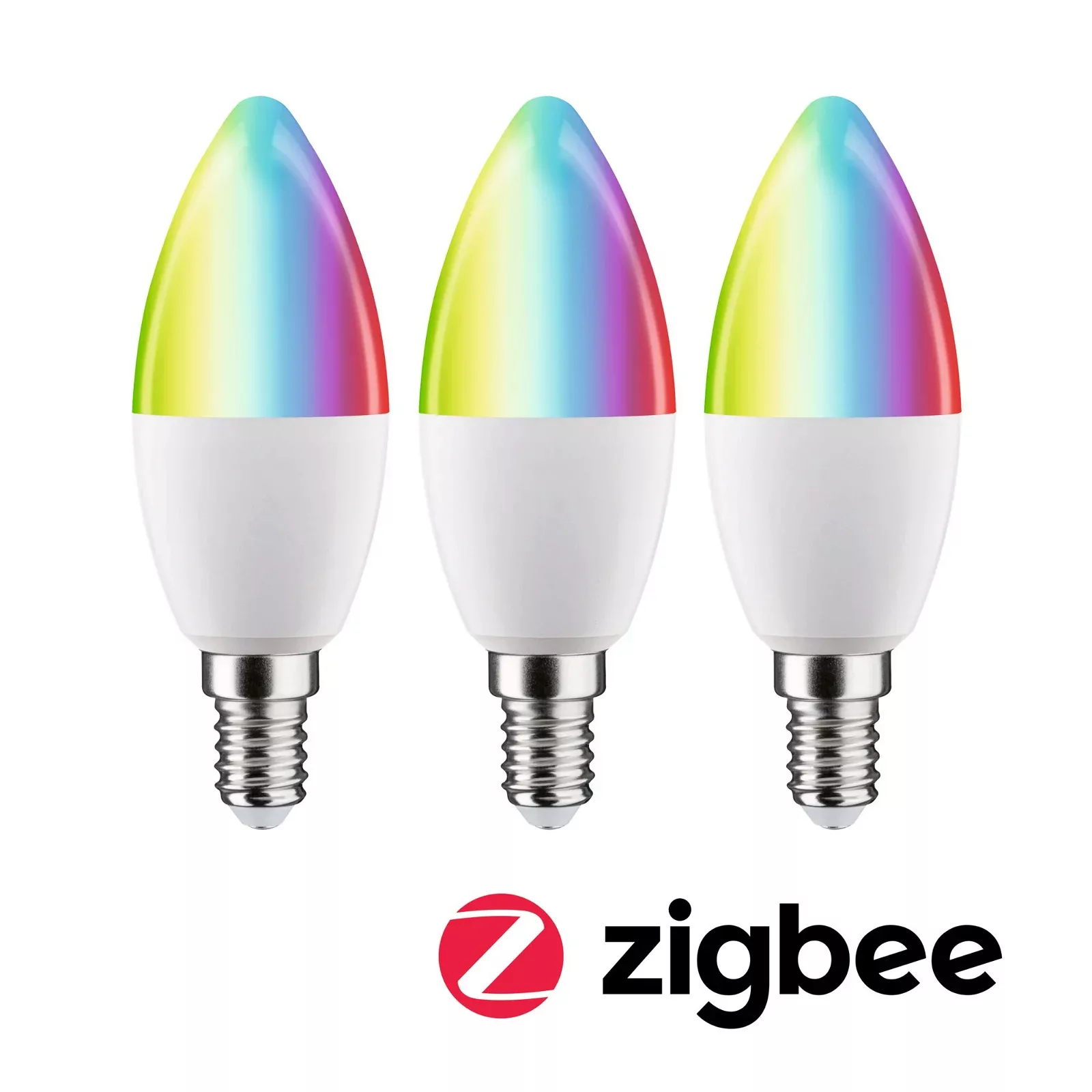Paulmann LED-Kerze E14 5W 470lm Zigbee RGBW 3er günstig online kaufen