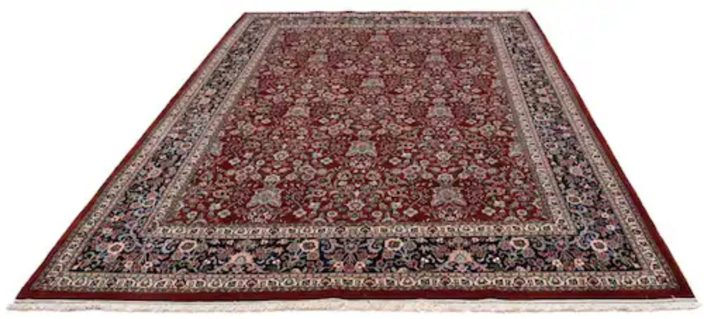 morgenland Wollteppich »Moud Blumenmuster Rosso 292 x 205 cm«, rechteckig, günstig online kaufen