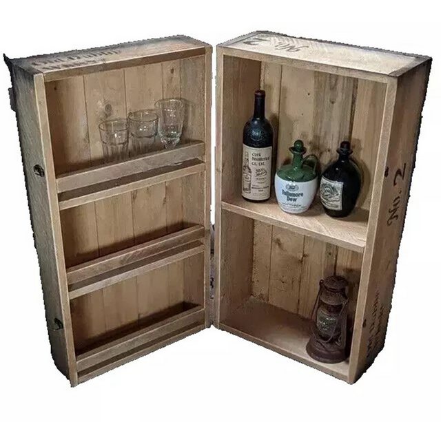 Beekmann´s Barschrank Grosse Stand Barkiste OLD DUBLIN WHISKY Minibar Barsc günstig online kaufen