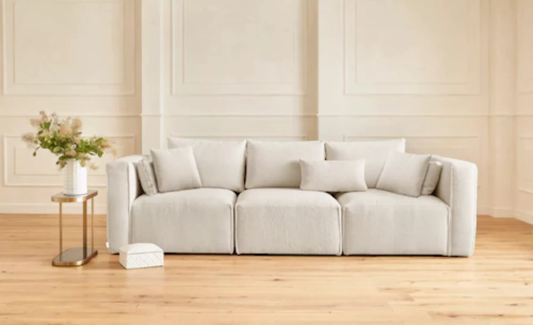Guido Maria Kretschmer Home&Living 3-Sitzer Comfine, zusammengesetzt aus Mo günstig online kaufen