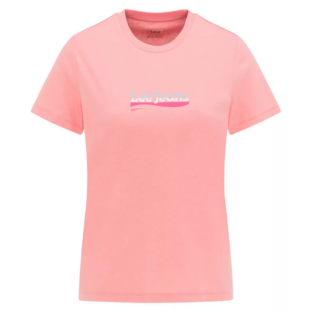 Lee Slim Logo Kurzärmeliges T-shirt M Cherry Blossom günstig online kaufen