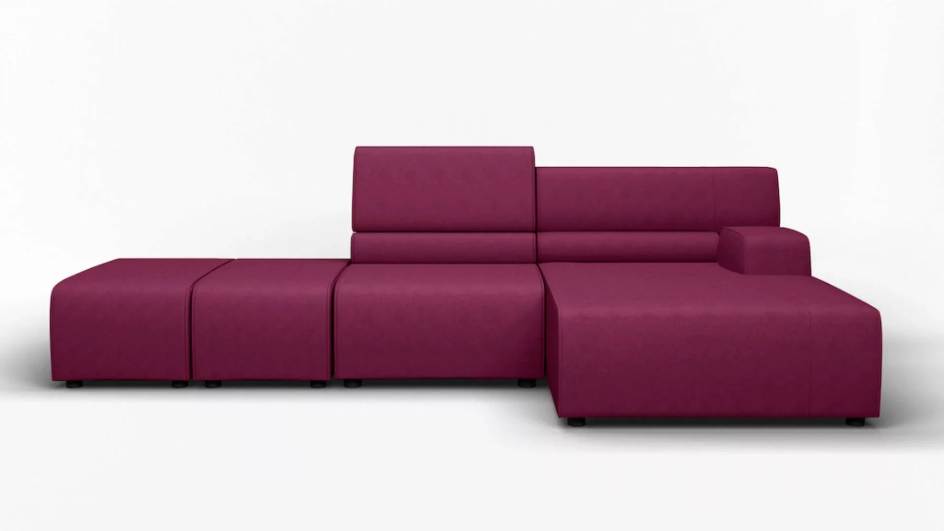 Egoitaliano Ecksofa "Babouche, Designsofa mit außergewöhnlichem Sitzkomfort günstig online kaufen