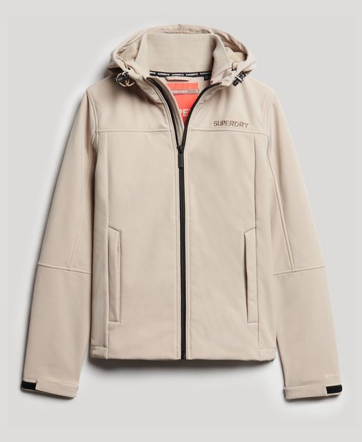 Superdry Softshelljacke HOODED SOFTSHELL JACKET Chateau Grey günstig online kaufen