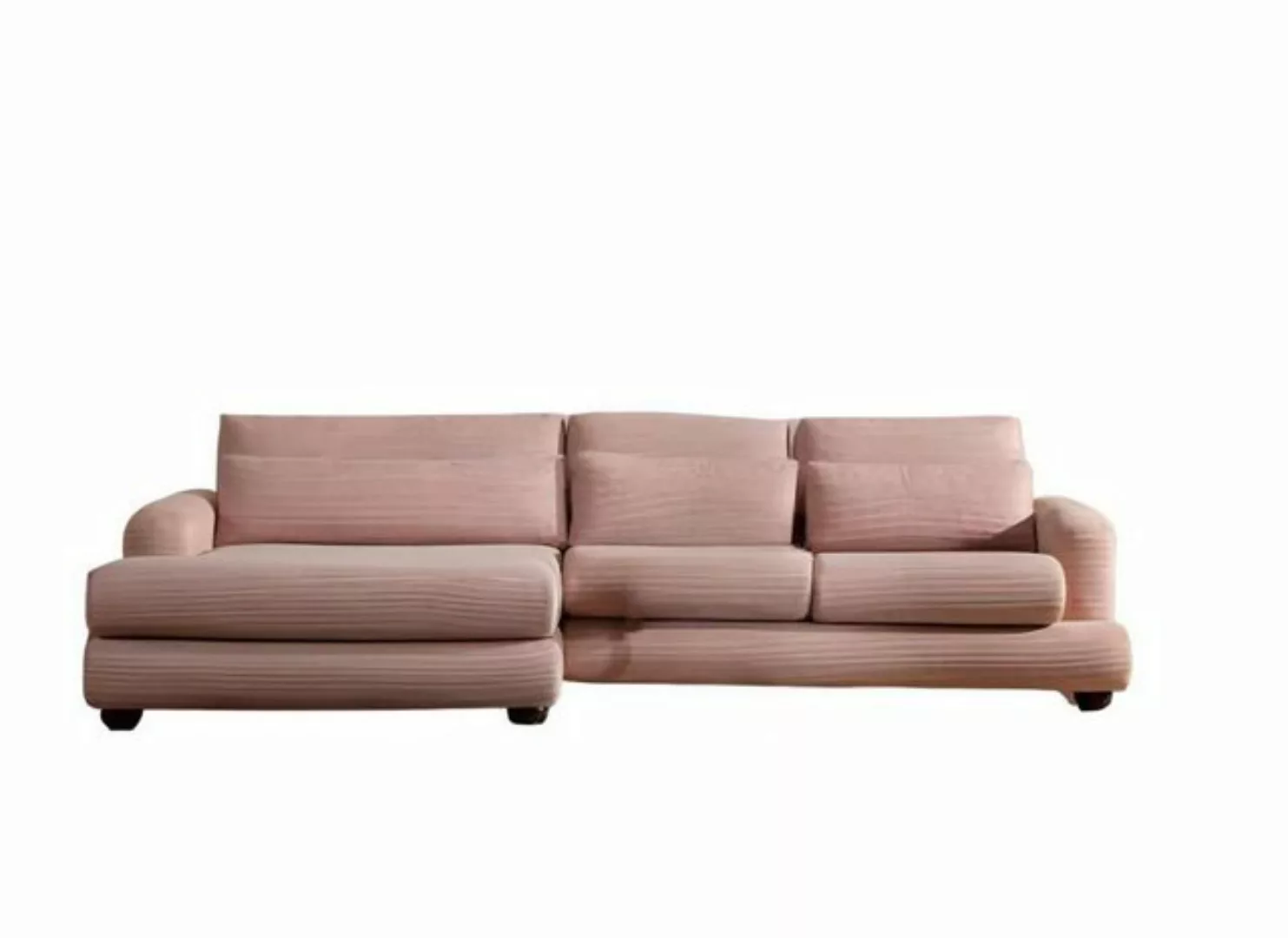 Xlmoebel Ecksofa Hochwertiges Ecksofa in Rosa von Designer-Marke für stilvo günstig online kaufen