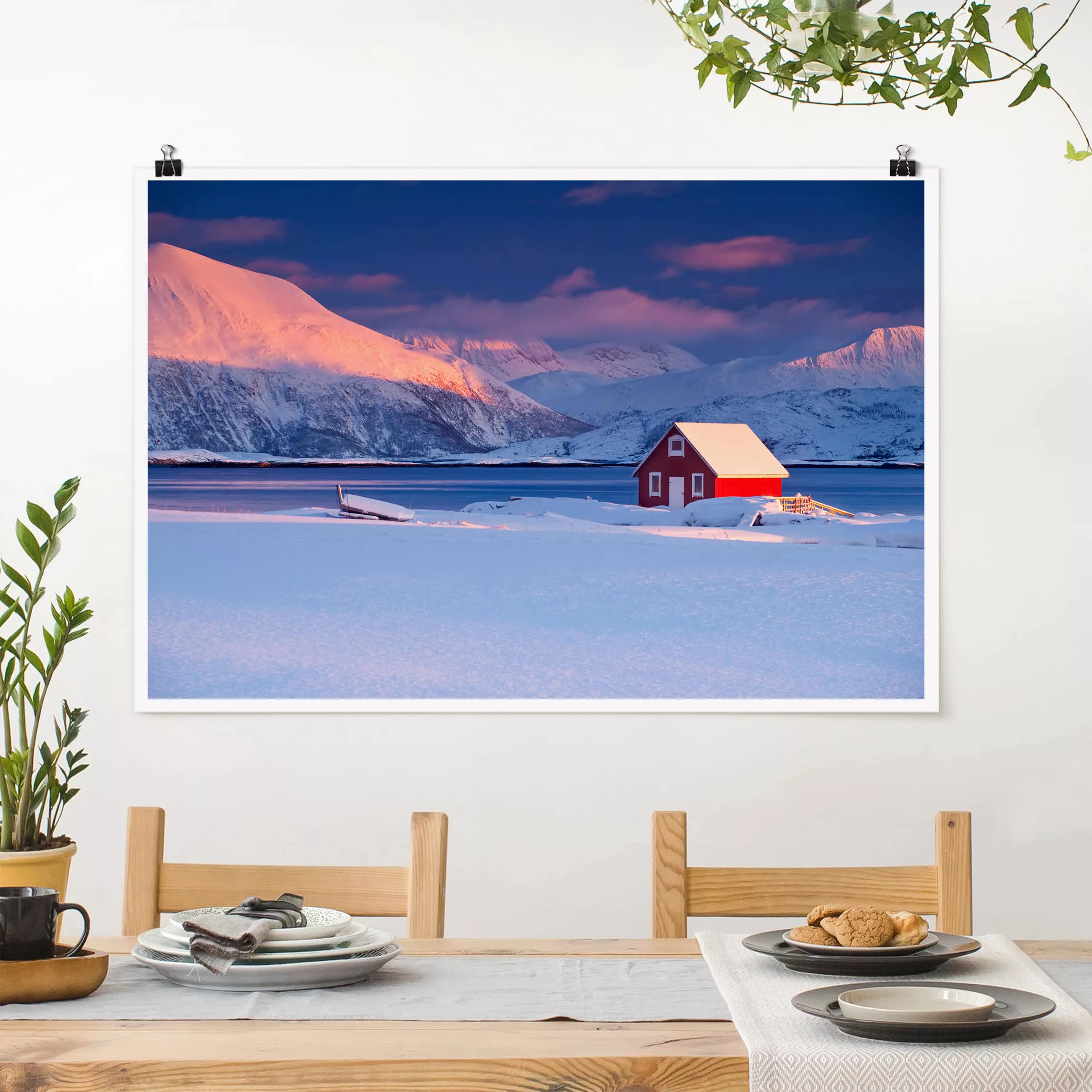 Poster Architektur & Skyline - Querformat Santas House günstig online kaufen