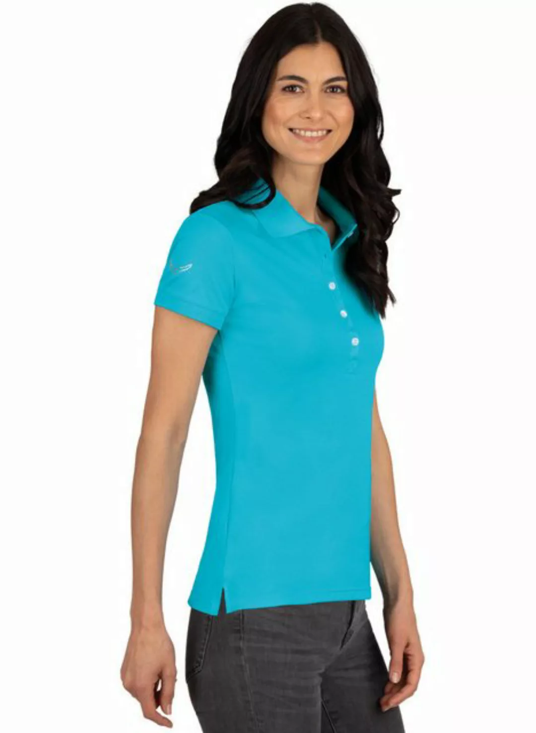 Trigema Poloshirt "TRIGEMA Poloshirt mit Kristallsteinen" günstig online kaufen