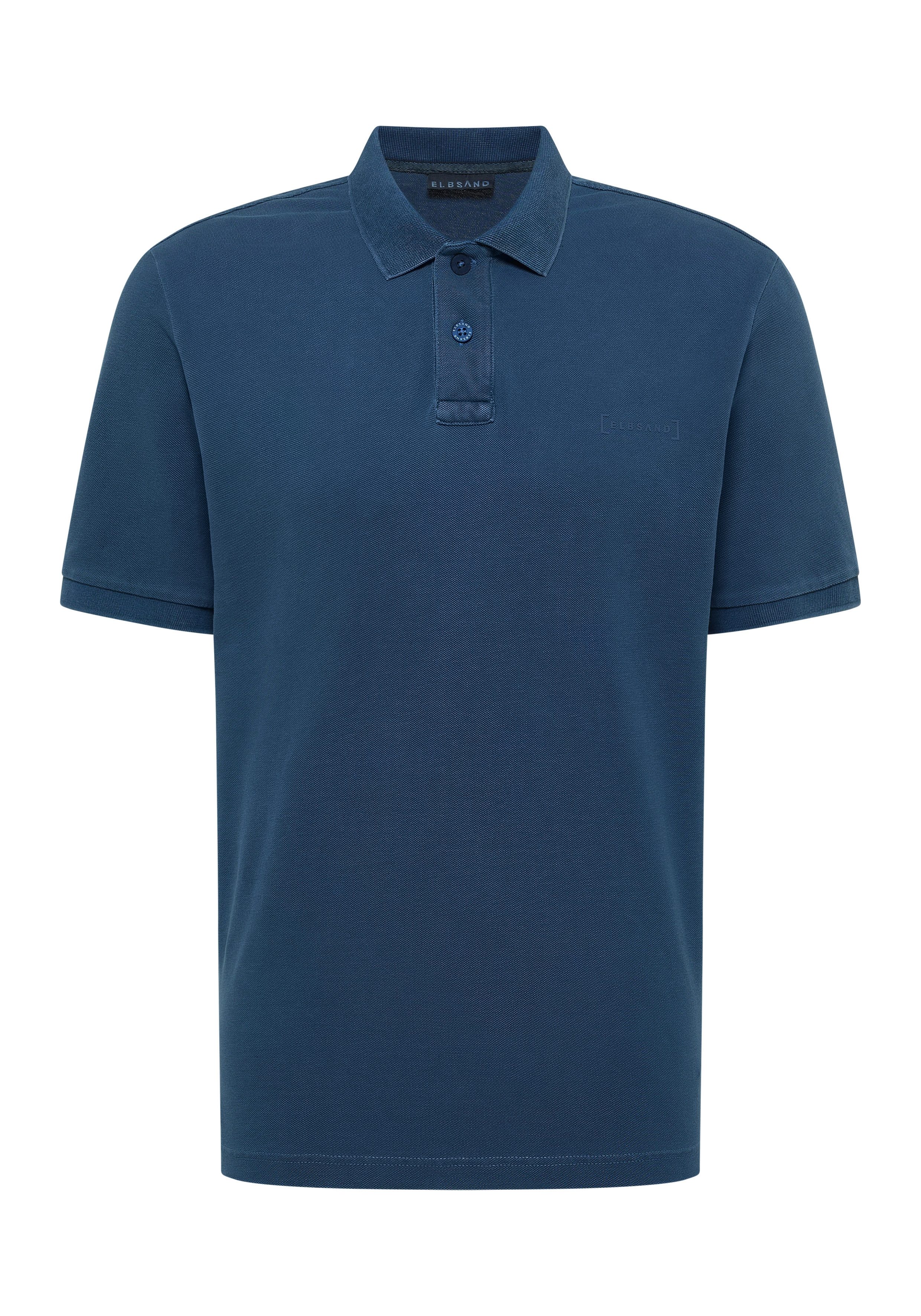 Elbsand Poloshirt Len Herren Gerippter Flachstrickkragen, günstig online kaufen