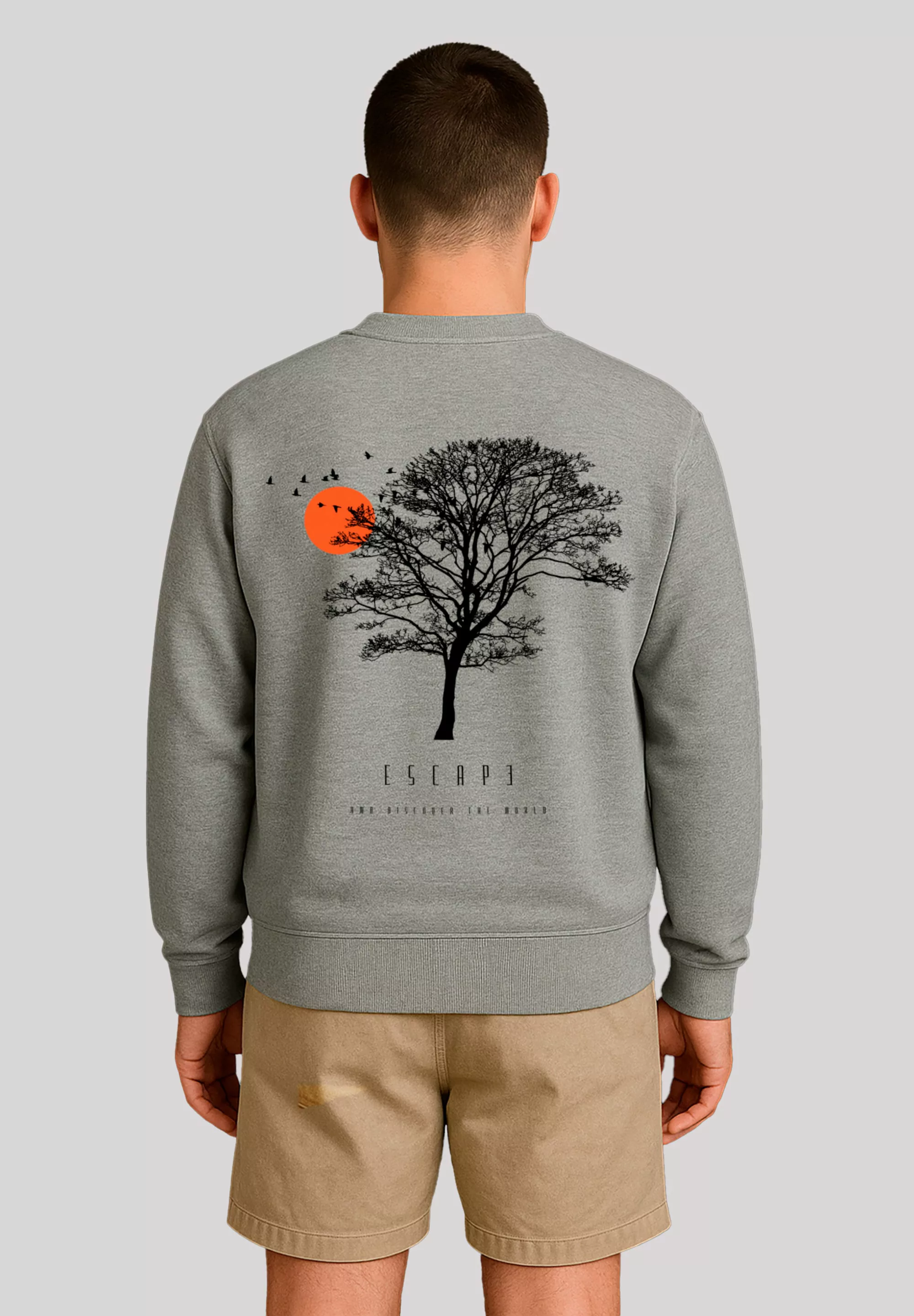 F4NT4STIC Sweatshirt "Escape Discover the World Tree Birds", Premium Qualit günstig online kaufen