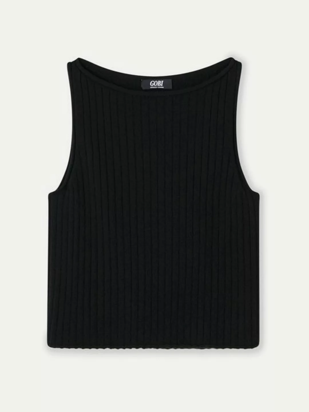 GOBI Cashmere Stricktop Kaschmir-Crop-Top günstig online kaufen