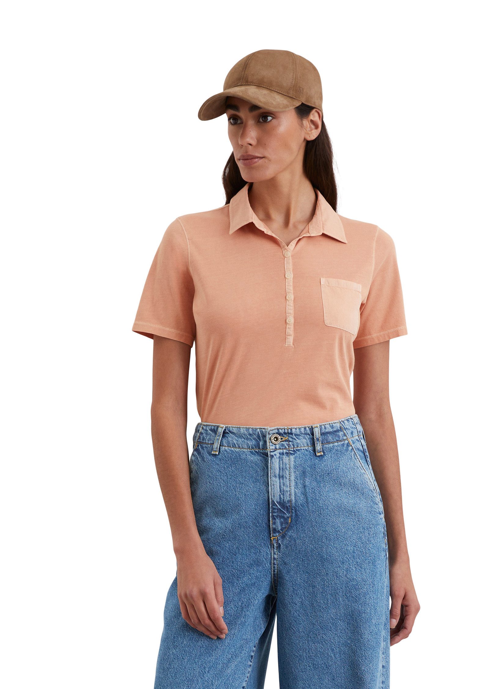 Marc O'Polo Poloshirt in überwaschener Optik günstig online kaufen