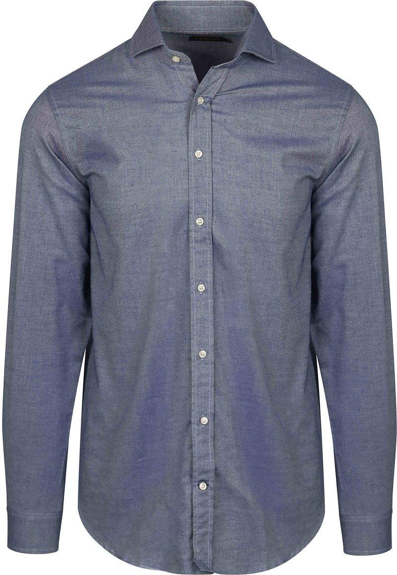 Steppin' Out Hemd Twill Blau  - Größe XXL günstig online kaufen