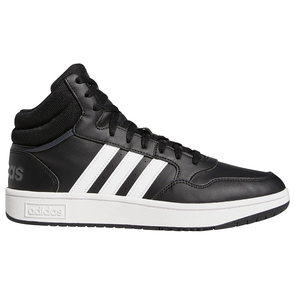 Adidas Hoops 3.0 Mid Sportschuhe EU 45 1/3 Core Black / Ftwr White / Grey S günstig online kaufen