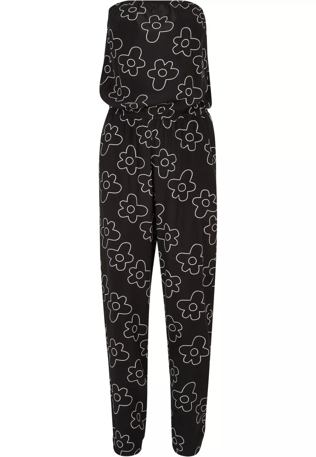 URBAN CLASSICS Jumpsuit "Urban Classics Damen Ladies Viscose Bandeau Jumpsu günstig online kaufen