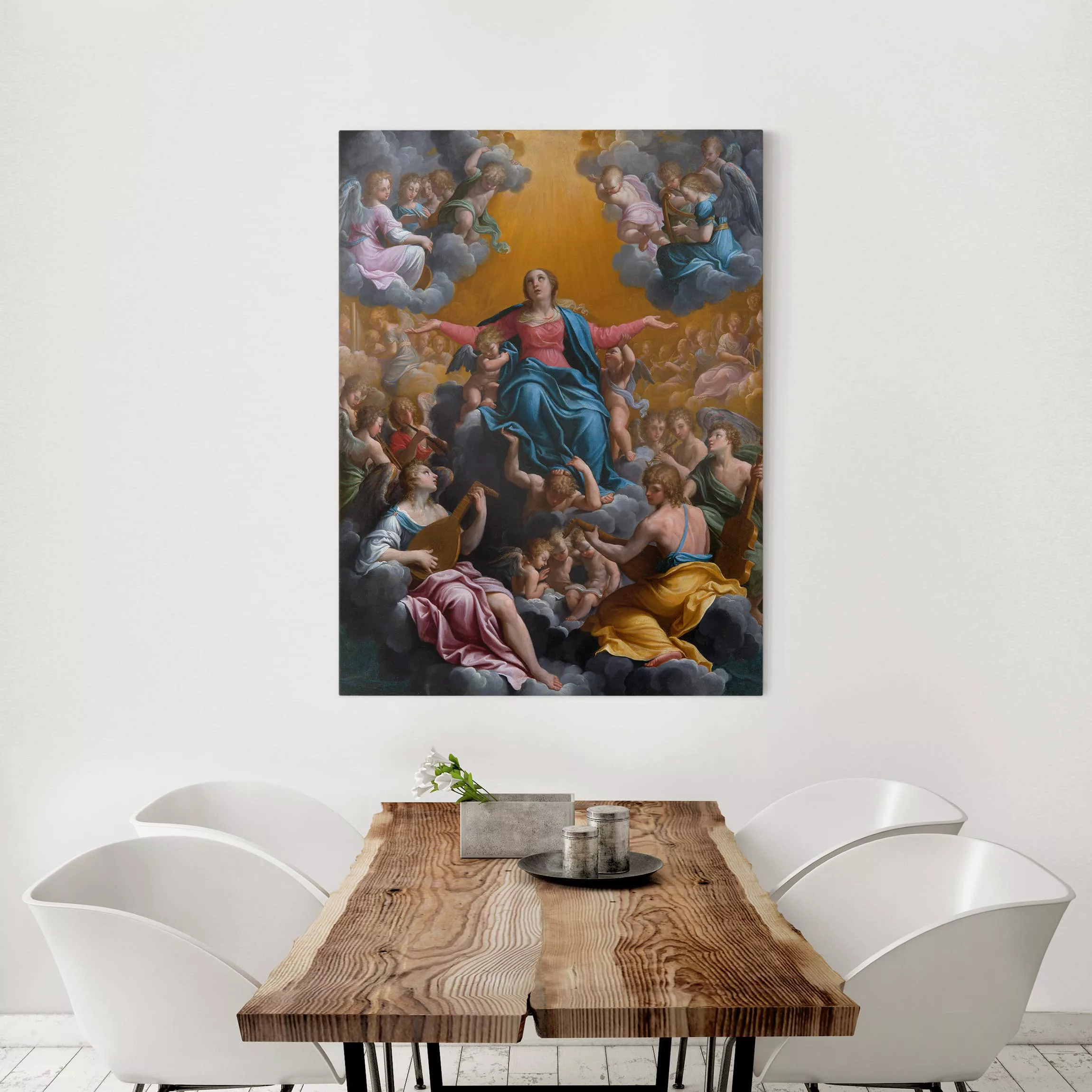 Leinwandbild Kunstdruck - Hochformat Guido Reni - Himmelfahrt Mariens günstig online kaufen