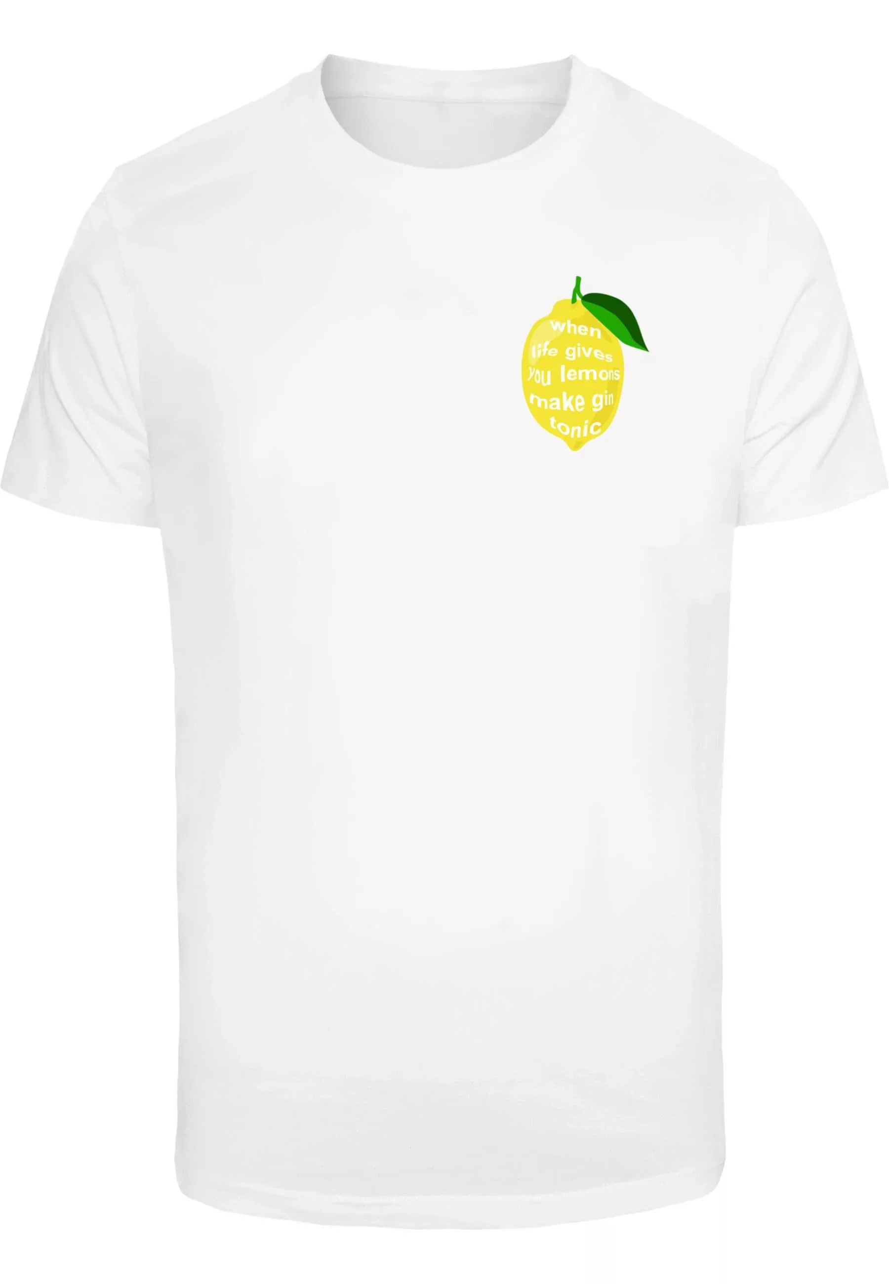 MisterTee T-Shirt "MisterTee Herren Life Gives Lemons Tee" günstig online kaufen