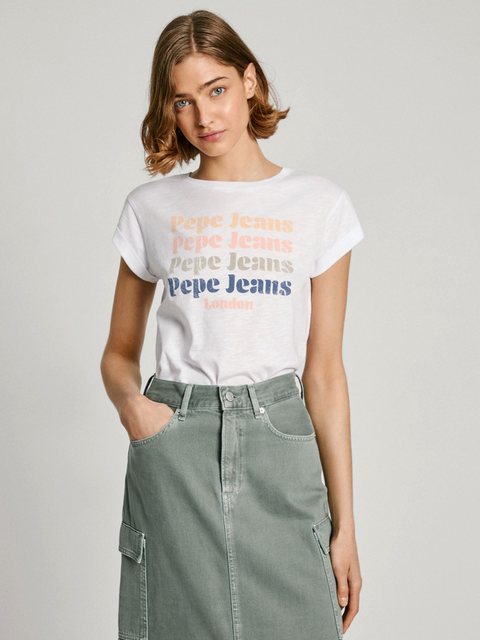 Pepe Jeans T-Shirt Eileen (1-tlg) Plain/ohne Details günstig online kaufen