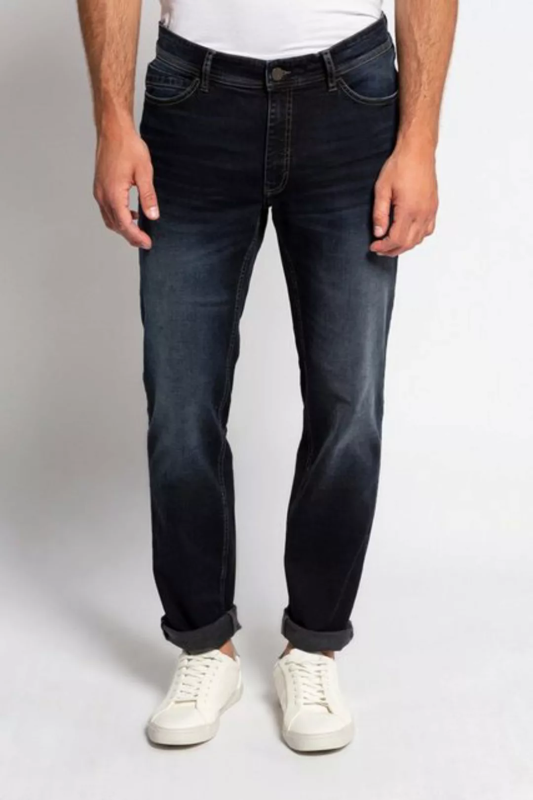 JP1880 Cargohose Jeans FLEXNAMIC® Bauchfit 5-Pocket Straight Fit günstig online kaufen