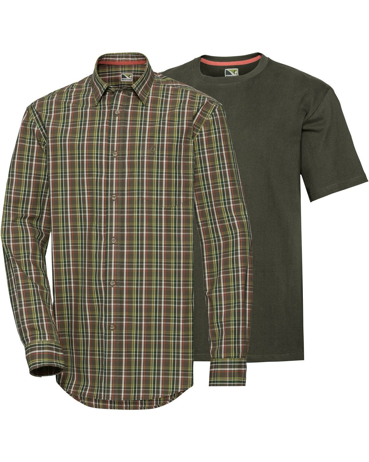 Wald & Forst Langarmhemd Set Jagdhemd günstig online kaufen
